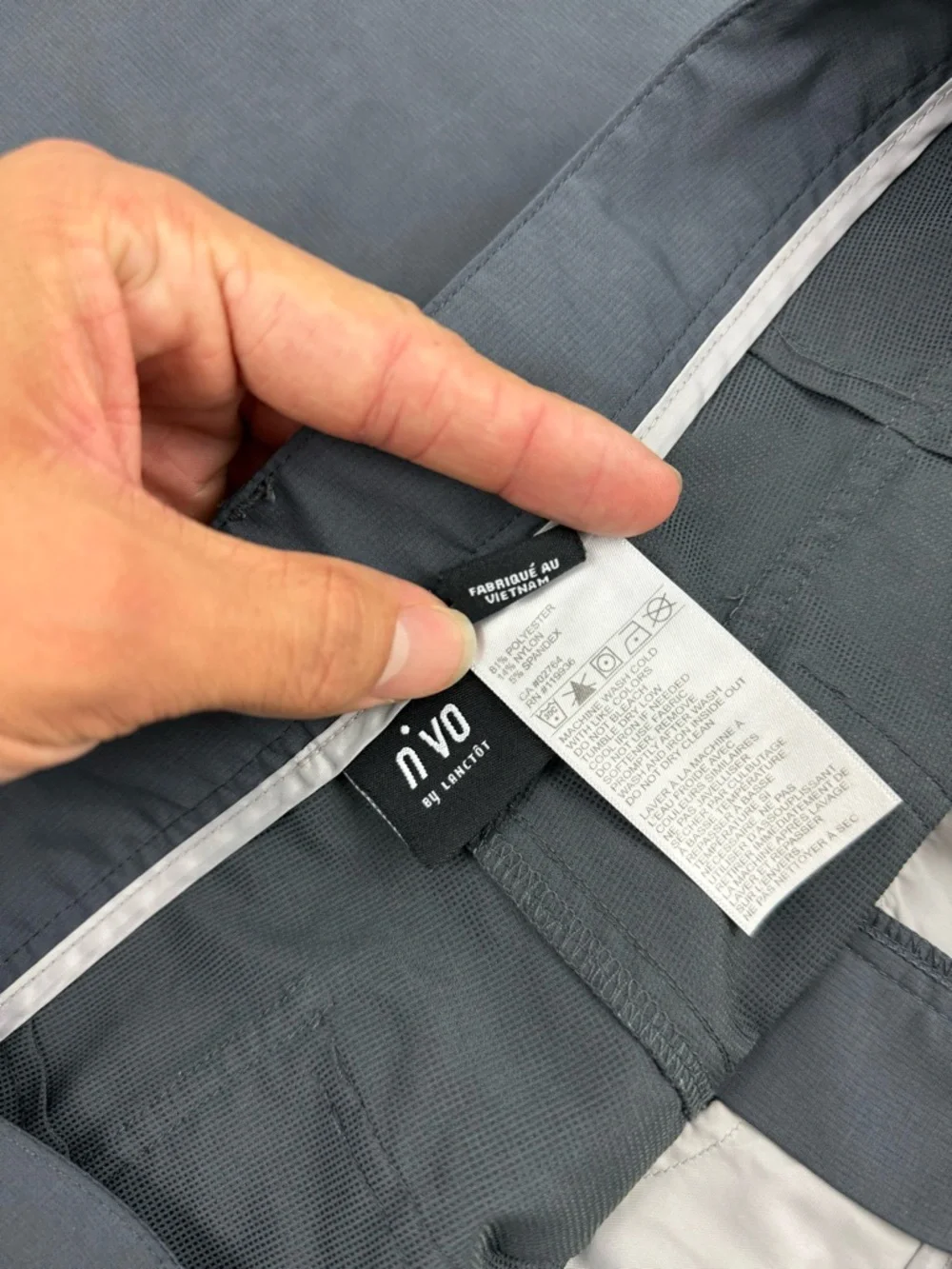 Nivo by Lanctot Women’s Golf Athletic Bermuda Shorts in Gray